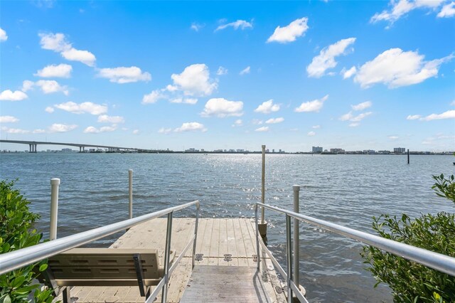 500 N Osceola Ave Unit 811, Clearwater, FL 33755 - dock area with a water view