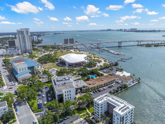 500 N Osceola Ave Unit 811, Clearwater, FL 33755 - view of urban area with a notable bridge and a large body of water