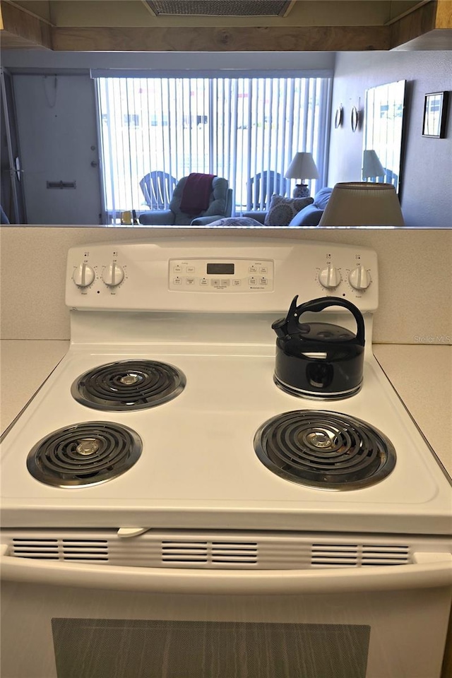 4324 Tahitian Gardens Cir Unit J, Holiday, FL 34691 - kitchen view of white electric range