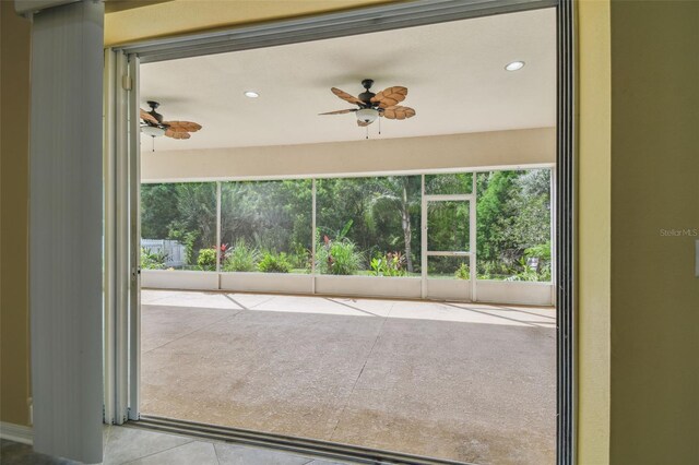 4089 Windcrest Dr, Wesley Chapel, FL 33544 - view of unfurnished sunroom
