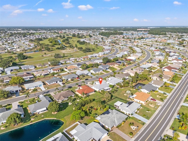 629 Fort Duquesna Dr, Sun City Center, FL 33573 - aerial overview of property's location with nearby suburban area