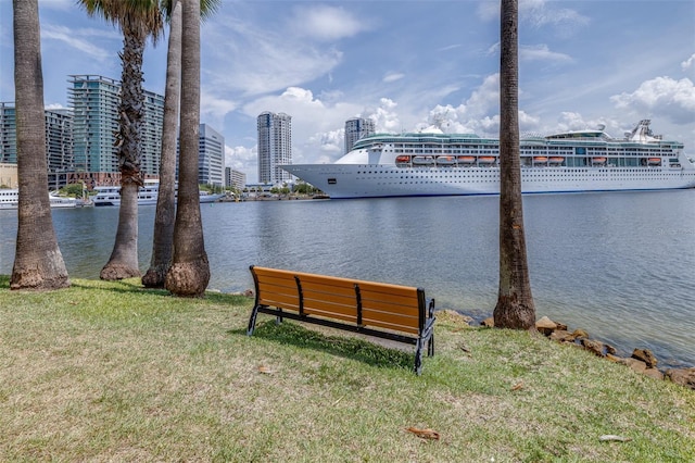 731 Cruise View Dr, Tampa, FL 33602 - water view featuring nearby urban area