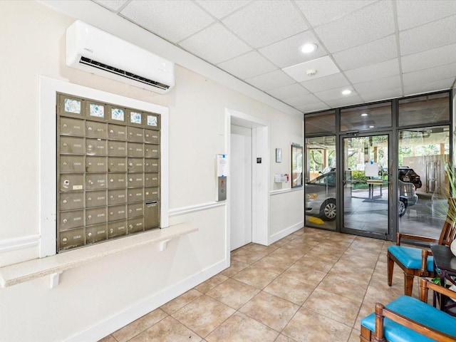 3062 Eastland Blvd Unit 405, Clearwater, FL 33761 - building lobby featuring a drop ceiling and recessed lighting