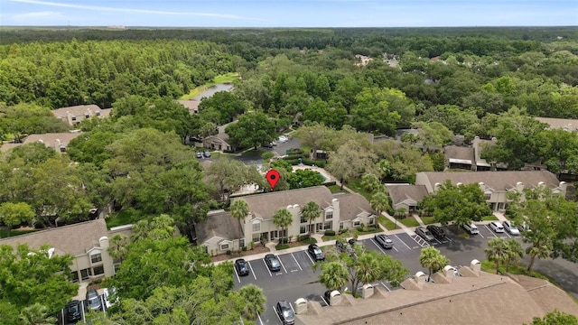 5100 Burchette Rd Unit 2702, Tampa, FL 33647 - aerial view of residential area with a heavily wooded area