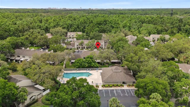 5100 Burchette Rd Unit 2702, Tampa, FL 33647 - bird's eye view of a forest and a pool area