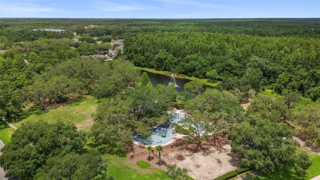 5100 Burchette Rd Unit 2702, Tampa, FL 33647 - drone / aerial view of a forest and a nearby body of water