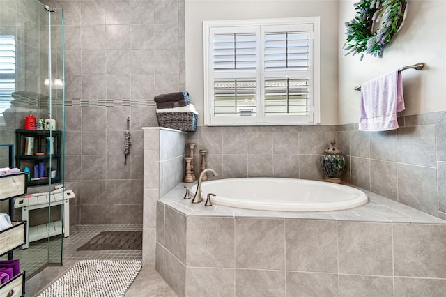 222 Toscavilla Blvd, Nokomis, FL 34275 - bathroom with a garden tub and a walk in shower