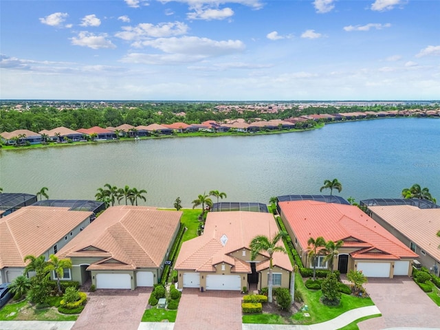 222 Toscavilla Blvd, Nokomis, FL 34275 - aerial perspective of suburban area with a nearby body of water