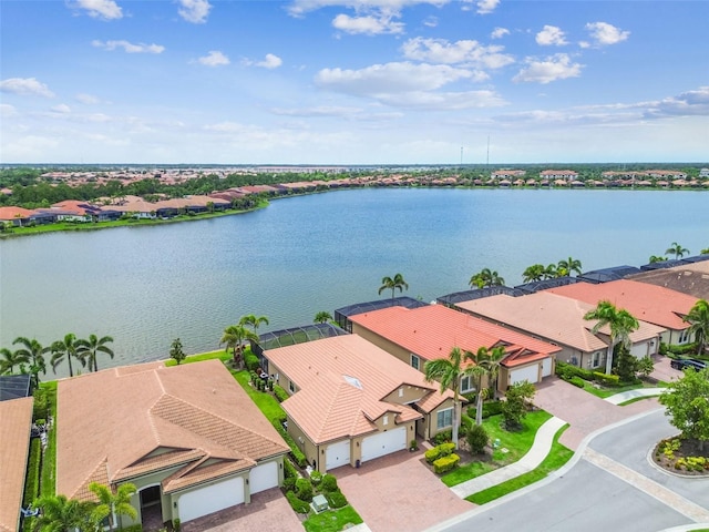 222 Toscavilla Blvd, Nokomis, FL 34275 - aerial perspective of suburban area with a large body of water