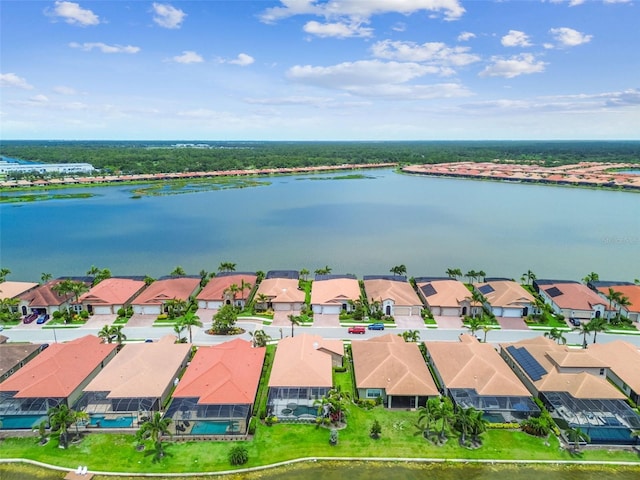222 Toscavilla Blvd, Nokomis, FL 34275 - aerial perspective of suburban area featuring a nearby body of water