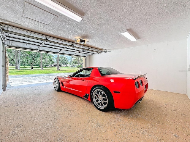 1025 Reading Rd, Lutz, FL 33558 - garage with concrete block wall and a garage door opener