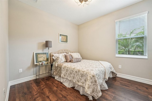19191 Pease Pl, Lutz, FL 33558 - bedroom with dark wood finished floors and baseboards