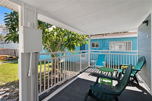 13325 1st St E, Madeira Beach, FL 33708 - view of covered porch