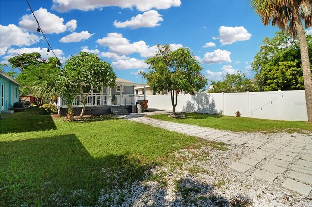 13325 1st St E, Madeira Beach, FL 33708 - view of yard with cooling unit