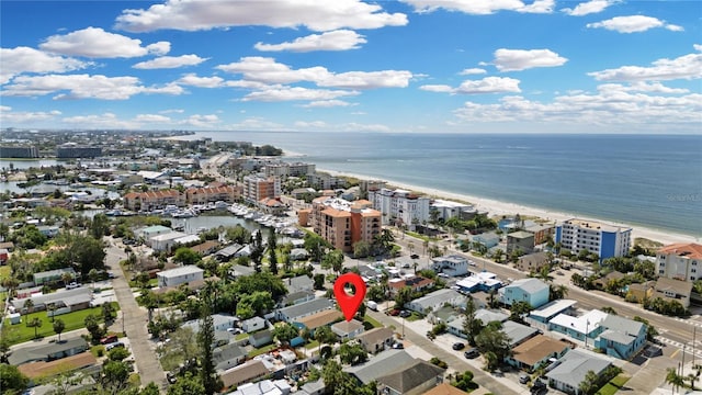 13325 1st St E, Madeira Beach, FL 33708 - drone / aerial view of expansive coastline