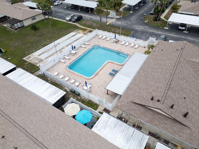 24862 US Highway 19 N Unit 1105, Clearwater, FL 33763 - bird's eye view of a pool area