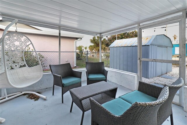 13800 Judy Ave, Hudson, FL 34667 - sunroom with outdoor lounge area