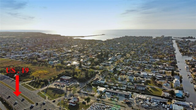 13800 Judy Ave, Hudson, FL 34667 - aerial view of property and surrounding area featuring a nearby body of water