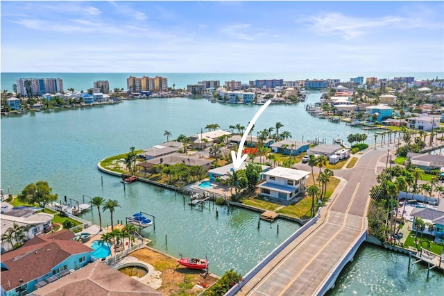 403 Normandy Rd, Madeira Beach, FL 33708 - view of urban area featuring a large body of water