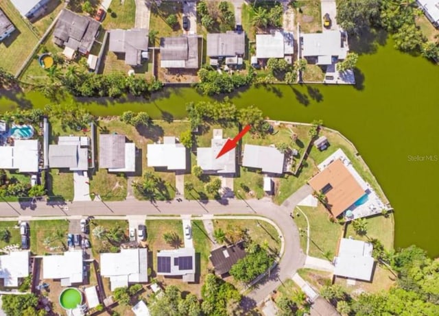 7313 Royal Palm Dr, New Port Richey, FL 34652 - aerial view of property's location featuring nearby suburban area and a large body of water