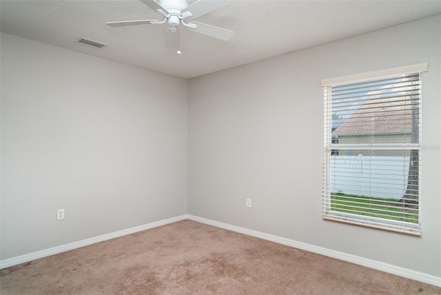 14266 Creek Run Dr, Riverview, FL 33579 - unfurnished room featuring carpet, ceiling fan, and baseboards