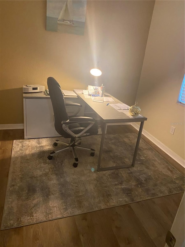 12619 Richezza Dr, Venice, FL 34293 - office space with wood finished floors and baseboards