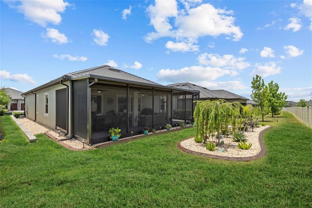 31921 Magna Gulf Loop, San Antonio, FL 33576 - back of property with a sunroom