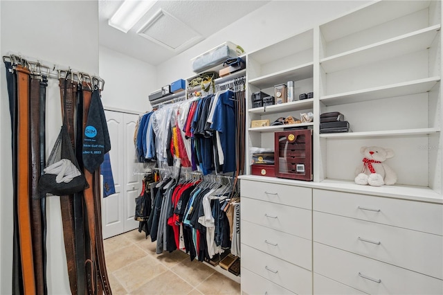 2011 Water Wheel Ct, Dunedin, FL 34698 - spacious closet featuring attic access