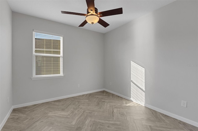 6211 114th Dr E, Parrish, FL 34219 - unfurnished room featuring baseboards and ceiling fan