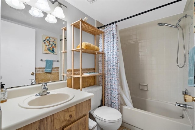 4004 Dream Oak Pl Unit 102, Tampa, FL 33613 - bathroom with shower / tub combo, vanity, and toilet