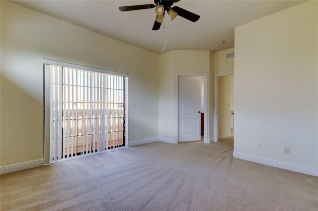 1531 Ember Ln, Tarpon Springs, FL 34689 - carpeted empty room featuring a ceiling fan and baseboards
