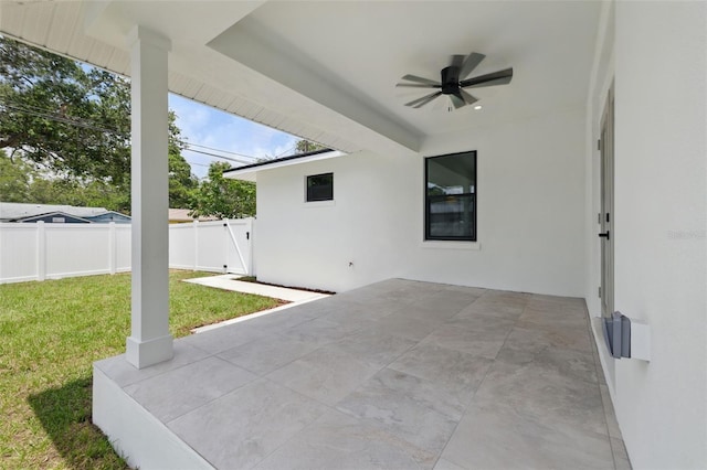 791 44th Ave N, Saint Petersburg, FL 33703 - view of patio / terrace with a ceiling fan