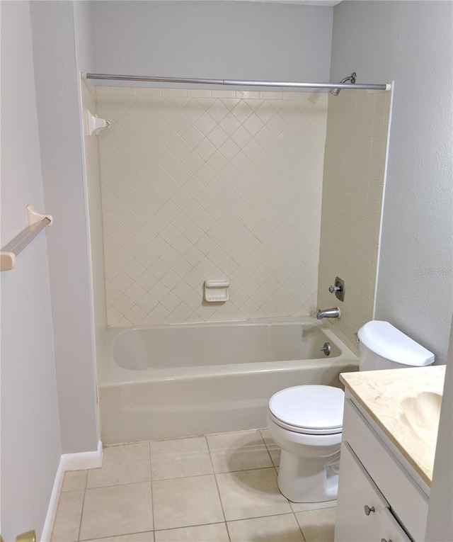 1515 Bayshore Blvd Unit 38, Dunedin, FL 34698 - full bathroom with tile patterned flooring, vanity, and bathing tub / shower combination