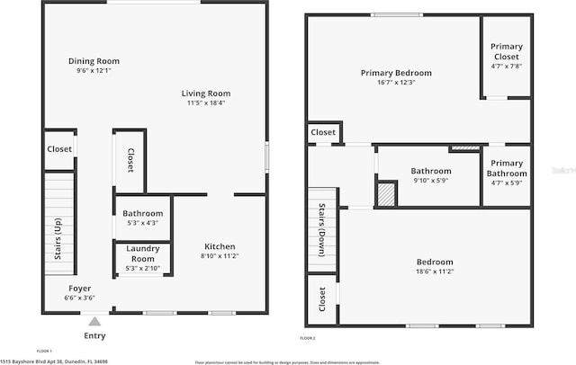 1515 Bayshore Blvd Unit 38, Dunedin, FL 34698 - view of home floor plan