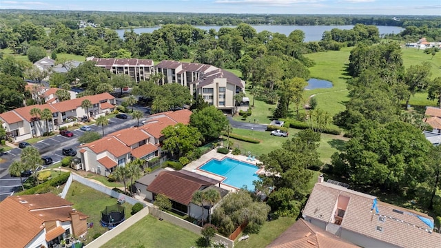 4160 Player Cir Unit 109, Orlando, FL 32808 - aerial view of a nearby body of water and a pool
