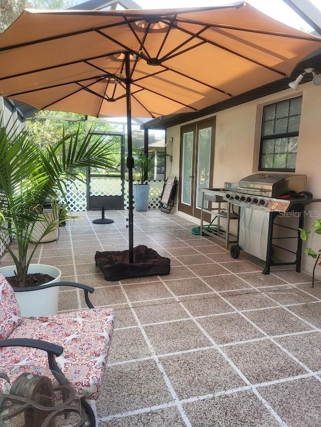 4471 Marsh Harbor Dr, Tavares, FL 32778 - view of patio / terrace with french doors