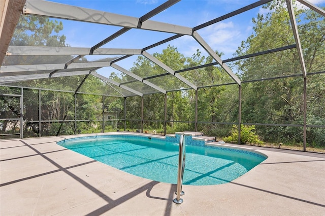 8518 N Linwood Loop, Citrus Springs, FL 34433 - outdoor pool featuring a patio