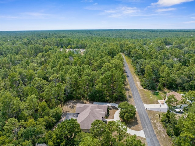 8518 N Linwood Loop, Citrus Springs, FL 34433 - bird's eye view of a forest