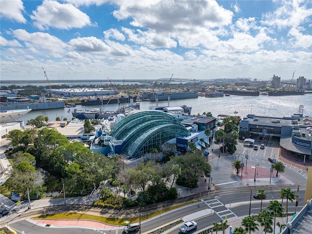 4221 W Spruce St Unit 2302, Tampa, FL 33607 - drone / aerial view of a large body of water and a notable bridge