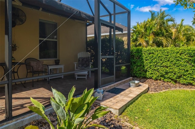11813 Crawford Parrish Ln, Parrish, FL 34219 - view of patio with a lanai