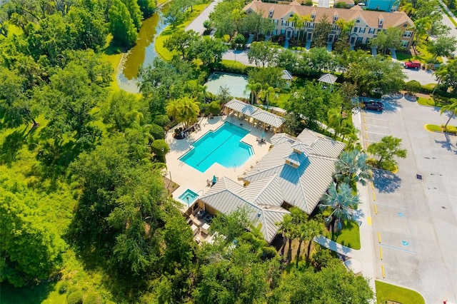 11813 Crawford Parrish Ln, Parrish, FL 34219 - aerial view of a pool area
