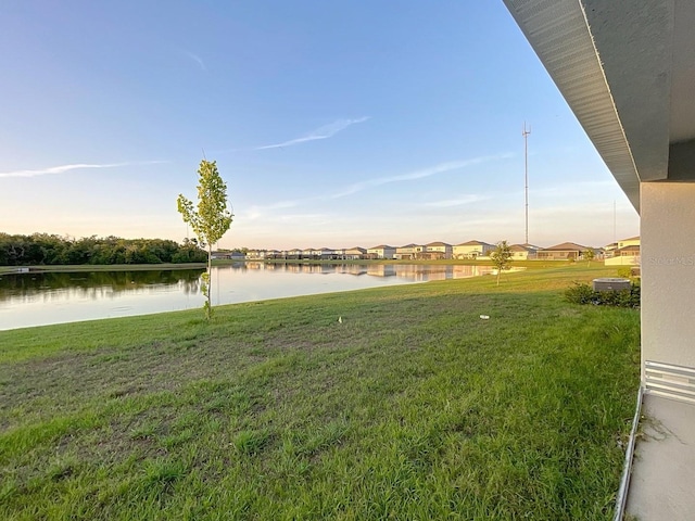 13014 Willow Grove Dr, Riverview, FL 33579 - view of grassy yard featuring a water view