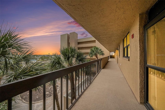 14900 Gulf Blvd Unit 308, Madeira Beach, FL 33708 - view of balcony at dusk