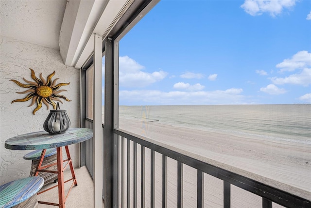 14900 Gulf Blvd Unit 308, Madeira Beach, FL 33708 - balcony with view of water and beach
