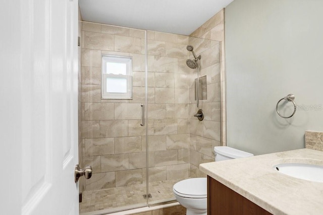 3917 Casaba Loop, Valrico, FL 33596 - full bath featuring vanity, a shower stall, and toilet
