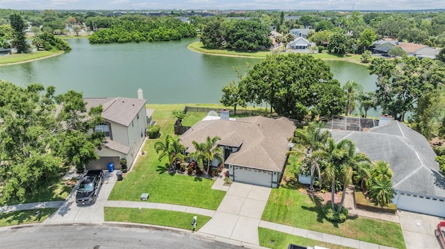 2016 Chelam Way, Brandon, FL 33511 - aerial perspective of suburban area with a large body of water and a tree filled landscape