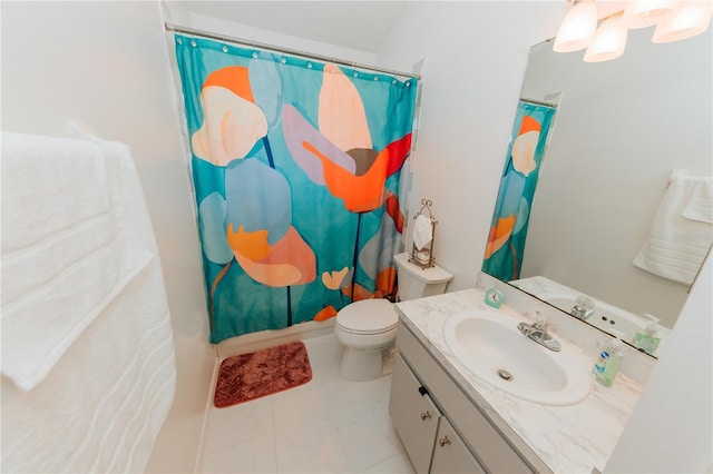 9852 Laurel Ledge Dr, Riverview, FL 33569 - bathroom with vanity and curtained shower