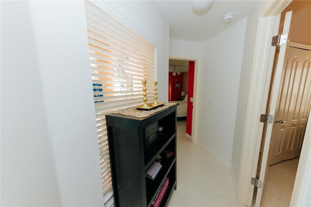 9852 Laurel Ledge Dr, Riverview, FL 33569 - hallway with light tile patterned floors