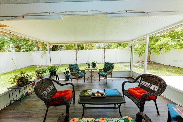 9852 Laurel Ledge Dr, Riverview, FL 33569 - sunroom with an outdoor living space