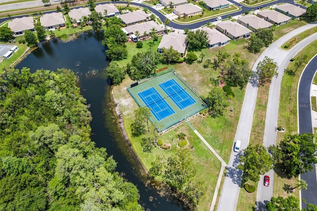 11016 Kiskadee Cir, New Port Richey, FL 34654 - aerial perspective of suburban area with a nearby body of water